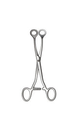 Collin Artery Forceps Circular Washer Shaped Serrated Jaws Screw Joint (139.7mm) (5.5inch)