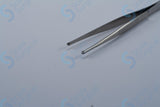 Continental Pattern Dissecting and Tissue Forceps 1 x 2 Teeth Straight (139.7mm) (5.5inch)