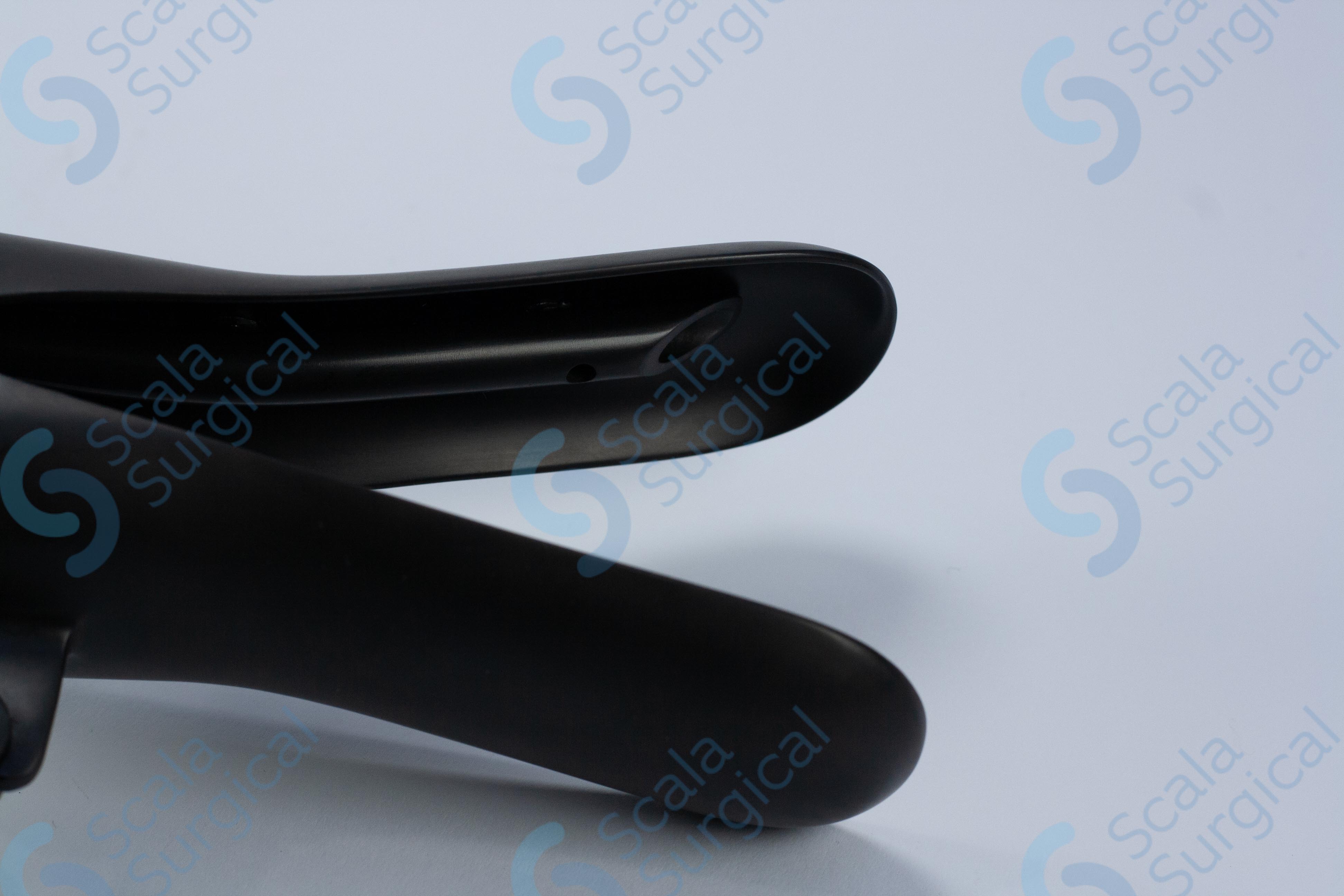 Vaginal Cusco Speculum Black With Smoke Tube Angled To Side Large Bla 