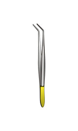 Cushing Dissecting Forceps Tungsten Carbide Tip Inserts Angled (177.8mm) (7inch)