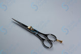 Barber Scissors Straight With Replaceable Finger Rest and Screw (130mm) (5inch)