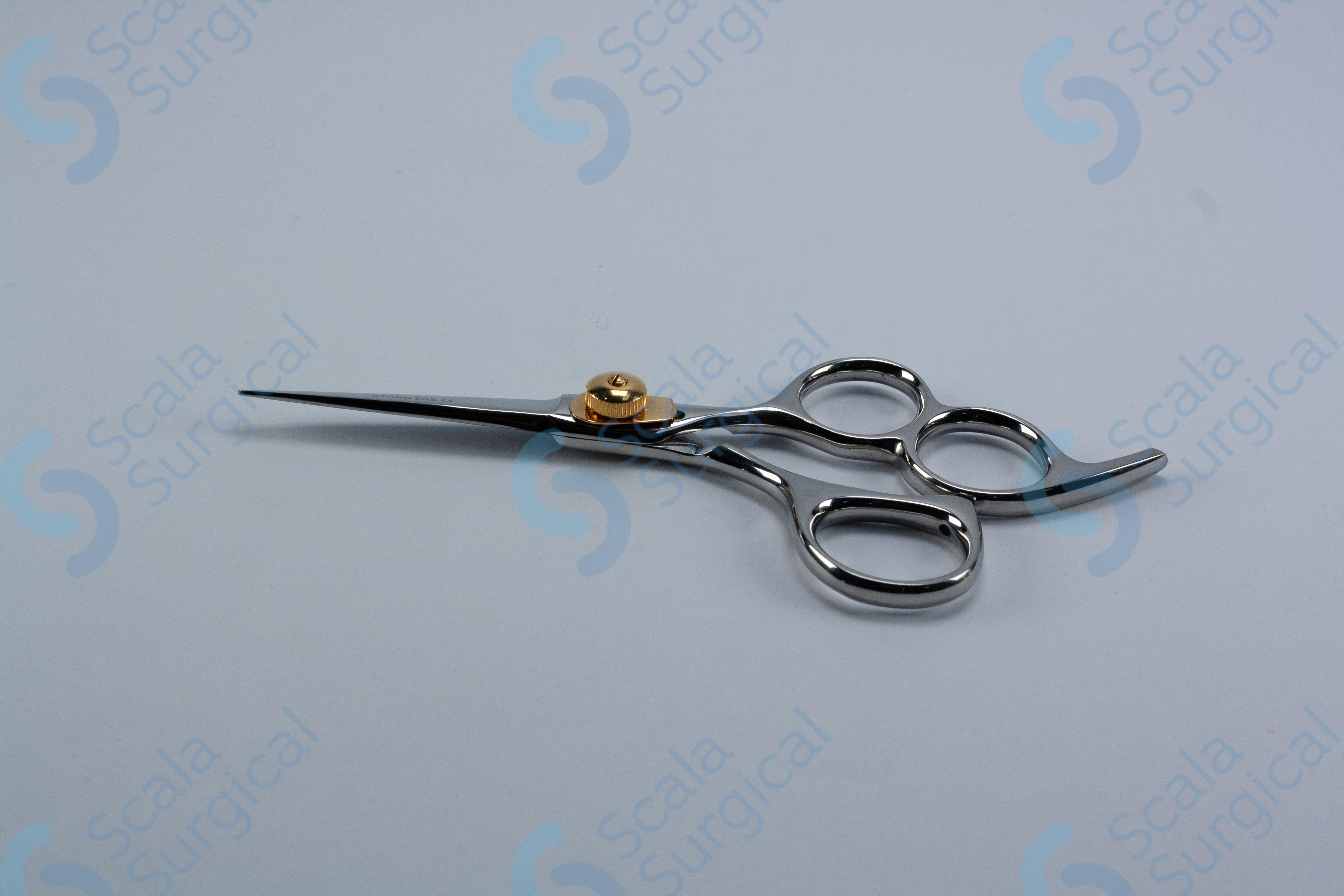 Barber Scissors 3 Rings And Finger Rest (127mm) (5inch) – Scala ...