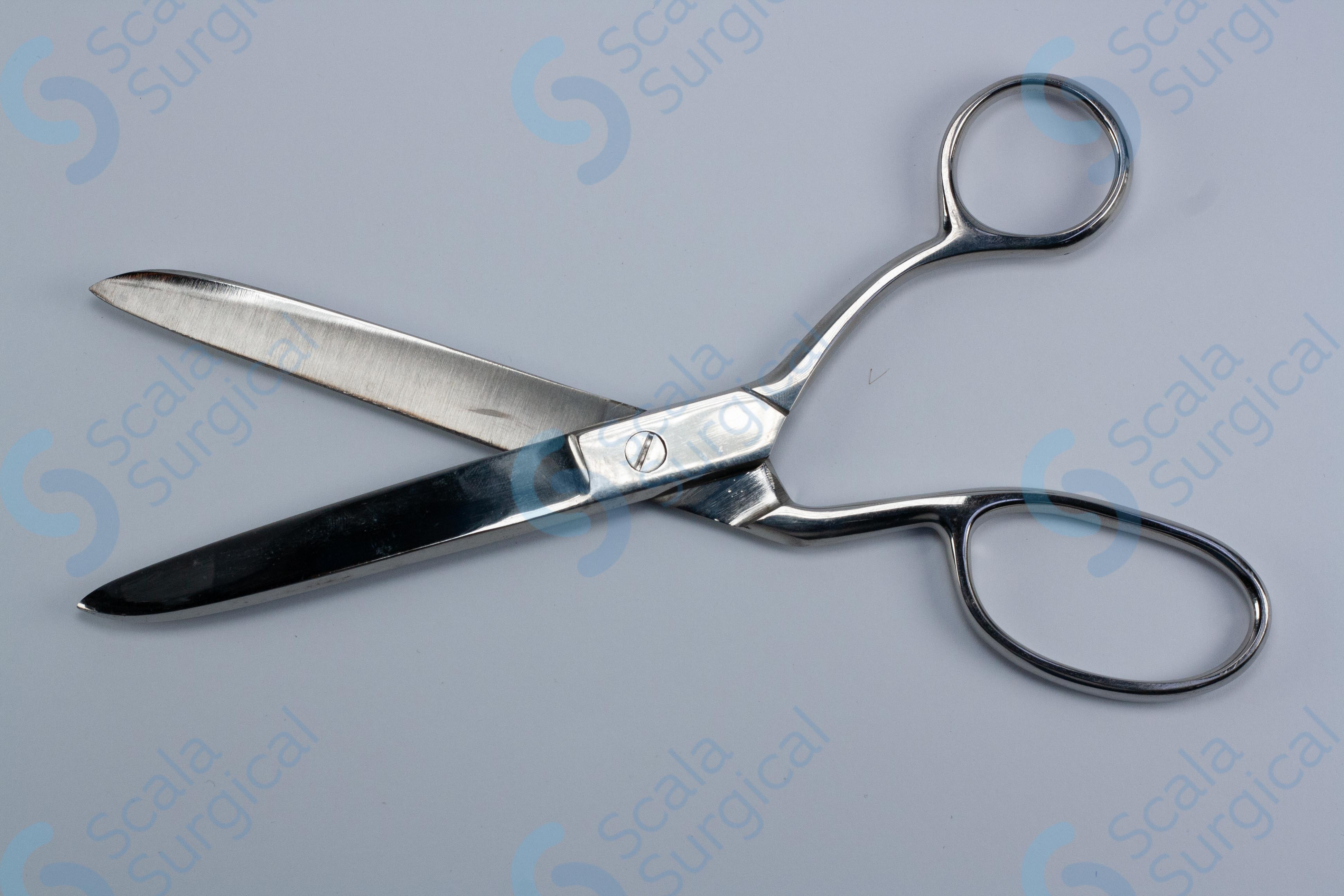 Gauze Scissors One Large Bow Handle Crank Shanks Straight (209.55mm ...