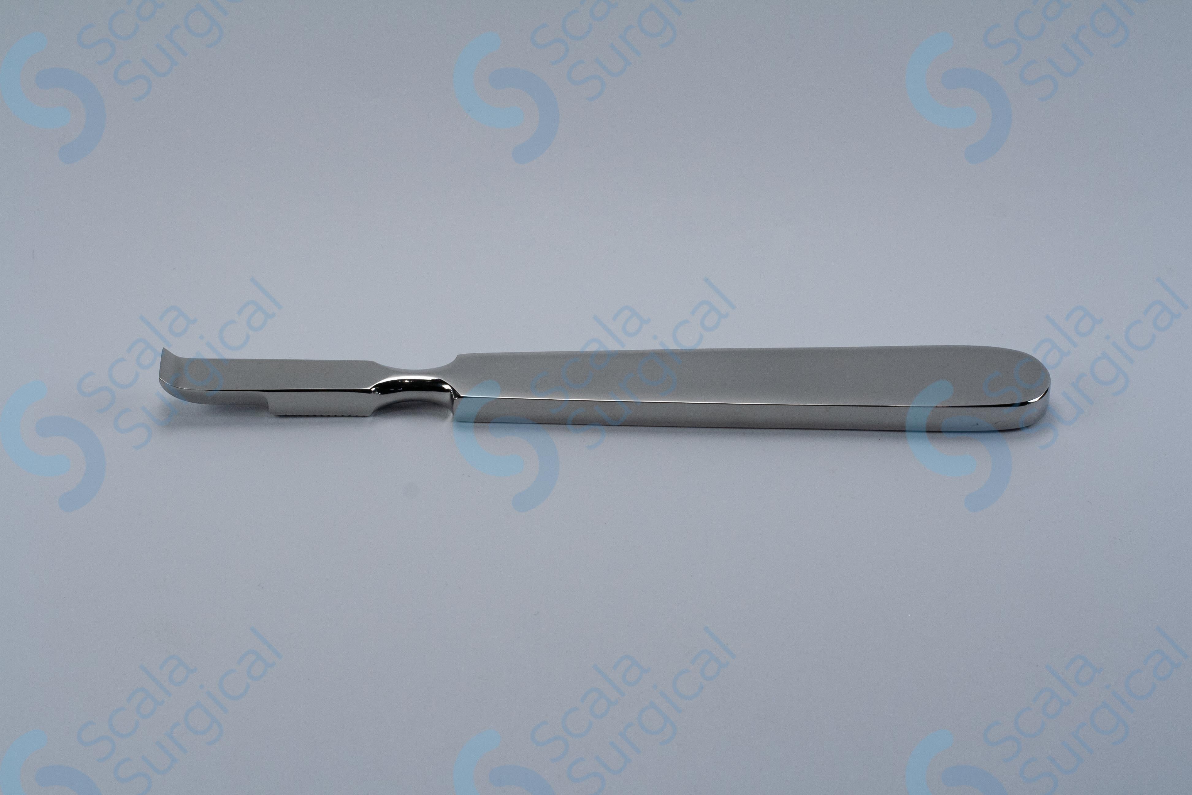 Farabeuf Bone Rugine / Raspatory Solid Handle Curved (152.4mm) (6inch ...