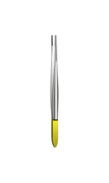 Cushing Dissecting Forceps Tungsten Carbide Tip Inserts Straight With Scraper (177.8mm) (7inch)