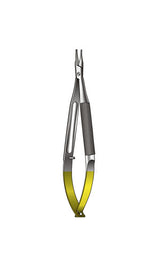 Barraquer Needle Holder Spring Action Handle Tungsten Carbide Jaws Straight Screw Joint without catch 127mm