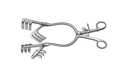 
                  
                    Harvey Laminectomy Retractor Hinged Arms 3 x 3 Prongs (11 inch)
                  
                