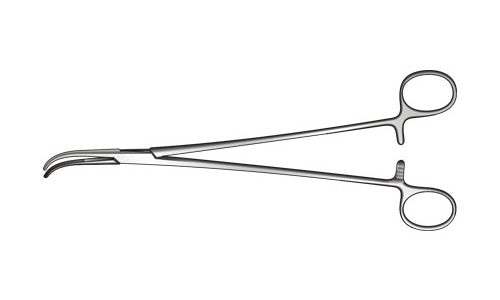 Mixter Artery Forceps Longitudinal Serrations Curved Box Joint (228.6mm) (9 inch)