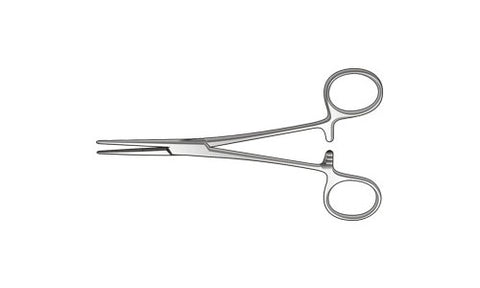 Kelly Artery Forceps Half of the Jaws with Horiz Serrations cvd BJ 139.7 mm