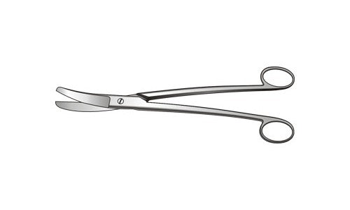 Queen Charlotte Episiotomy / Embryotomy Scissors Curved (279.4mm) (11 inch)