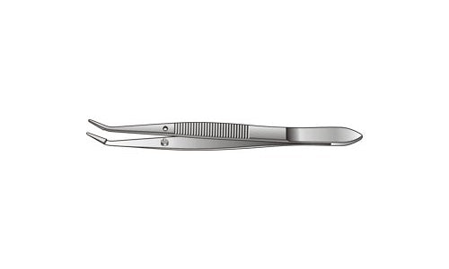 Barraquer Epilation Forceps Pointed Tip Curved (107.95mm) (4¼ inch)