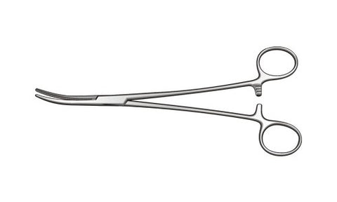 Sarrot Artery Forceps Horizontal Serrated Jaws Curved Box Joint (241.3mm) (9½ inch)
