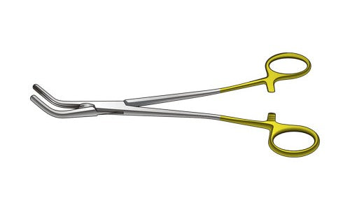 
                  
                    Hysterectomy Clamp with Gold Bows Angled (209.55mm) (8¼ inch)
                  
                