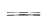 Fomon Bone File Double Ended Tungsten Carbide File 36 / 44 Teeth Size 7 / 8 (203.2mm) (8 inch)