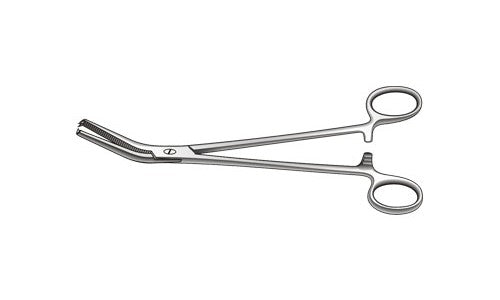 
                  
                    Bonney Hysterectomy Clamp Angled on Flat Box Joint (196.85mm) (7¾ inch)
                  
                