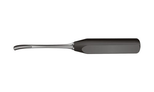 Zielke Bone Gouge Tufnol Handle Curved (Gouge Width: 5.5mm) (228.6mm) (9 inch)