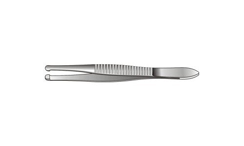 Beer Epilation Forceps Round End (88.9mm) (3½ inch)