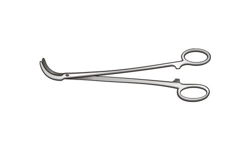 Mercer Cholecystectomy Forceps Angled Serrated Jaws Medium Curve Screw Joint (215.9mm) (8½ inch)