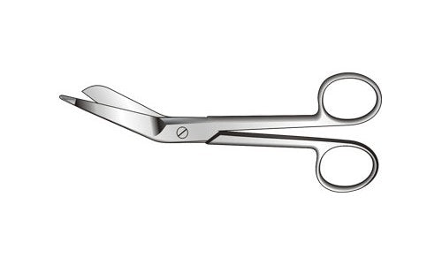 Lister Bandage Scissors Blunt / Probe Angled to Side (184.15mm) (7¼ inch)