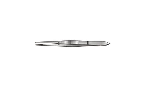 Iris Dissecting and Tissue Forceps Serrated Jaws Straight (76.2mm) (3 inch)