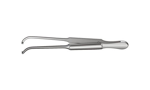 
                  
                    Nicoll Dissecting and Tissue Forceps Serrated Jaws Curved (177.8mm) (7 inch)
                  
                