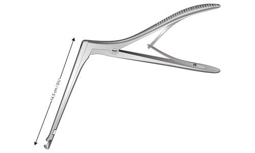 
                  
                    Hajek Kofler Nasal Turbinate Punch Forceps Upward Cutting (Bite: 4mm) (145mm)
                  
                