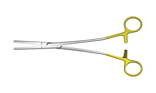 Hysterectomy Clamp with Gold Bows Straight (355.6mm) (14 inch)