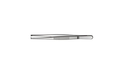Continental Pattern Dissecting and Tissue Forceps 1 x 2 Teeth Straight (139.7mm) (5½ inch)