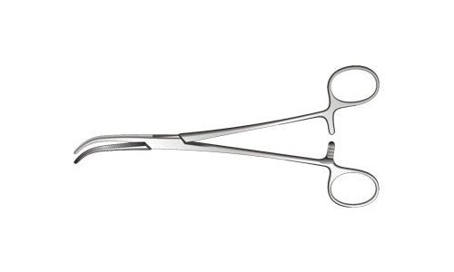 Mixter O Shaugnessy Artery Forceps Horizontal Serrated Jaws Curved Box Joint (152.4mm) (6 inch)