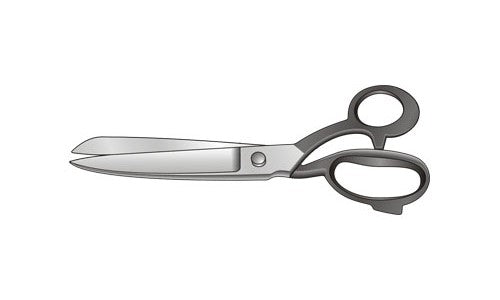 Counter Scissors Black Bows Handle Crank Shanks (177.8mm) (7 inch)