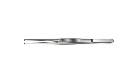 Semkin Dissecting and Tissue Forceps 1 x 2 Teeth (127mm) (5 inch)